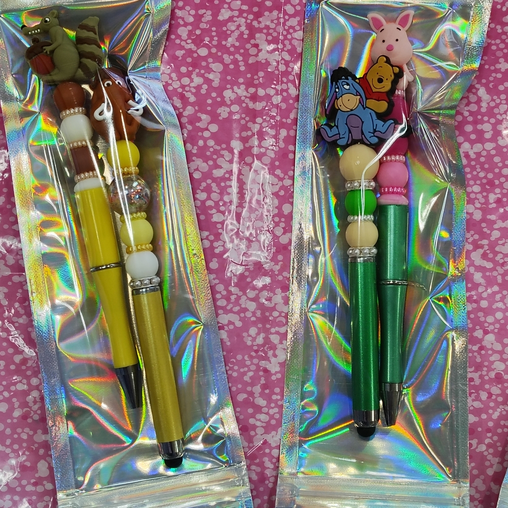 Character-Themed Stylus Pens - Green and Yellow
